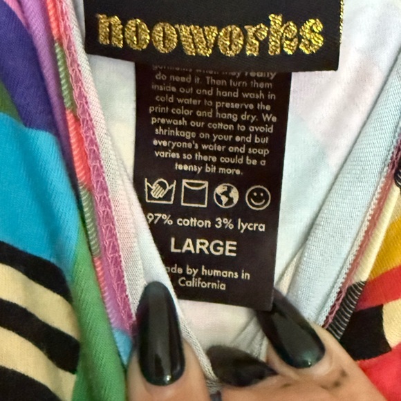 Colorful Abstract Pattern Dress - Picture 4 of 4